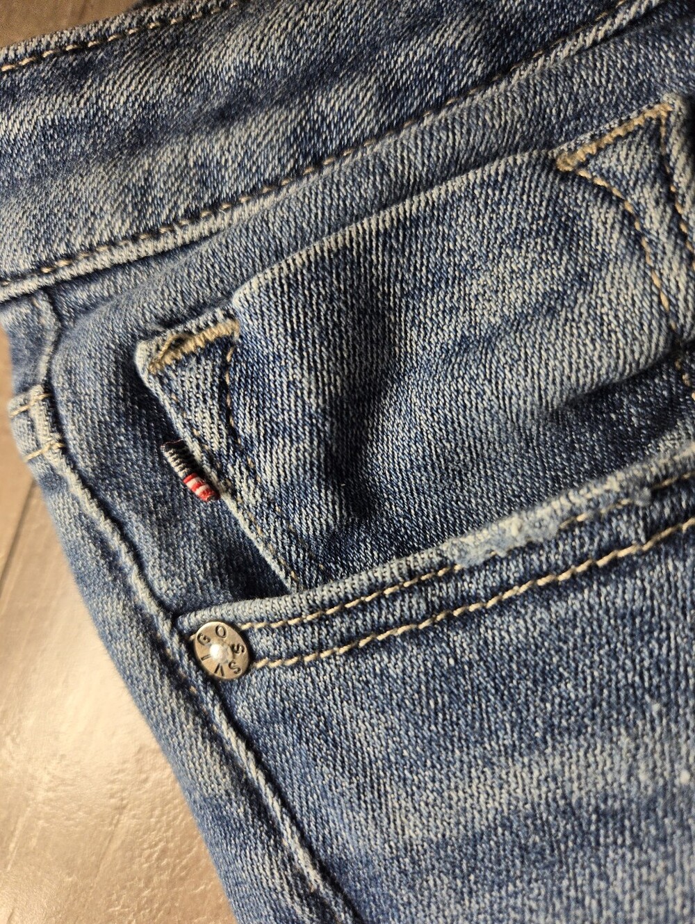 Vigoss Jagger Skinny Medium‑Wash Distressed Jeans Women’s Size 28 - Picture 14 of 16